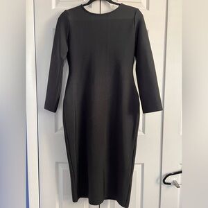 Long Sleeve Back Zipper Bodycon dress